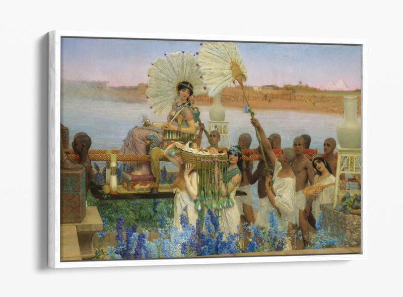 Float Effect Canvas - Finding Of Moses Art | Premium 30mm Deep Frame Wall Art