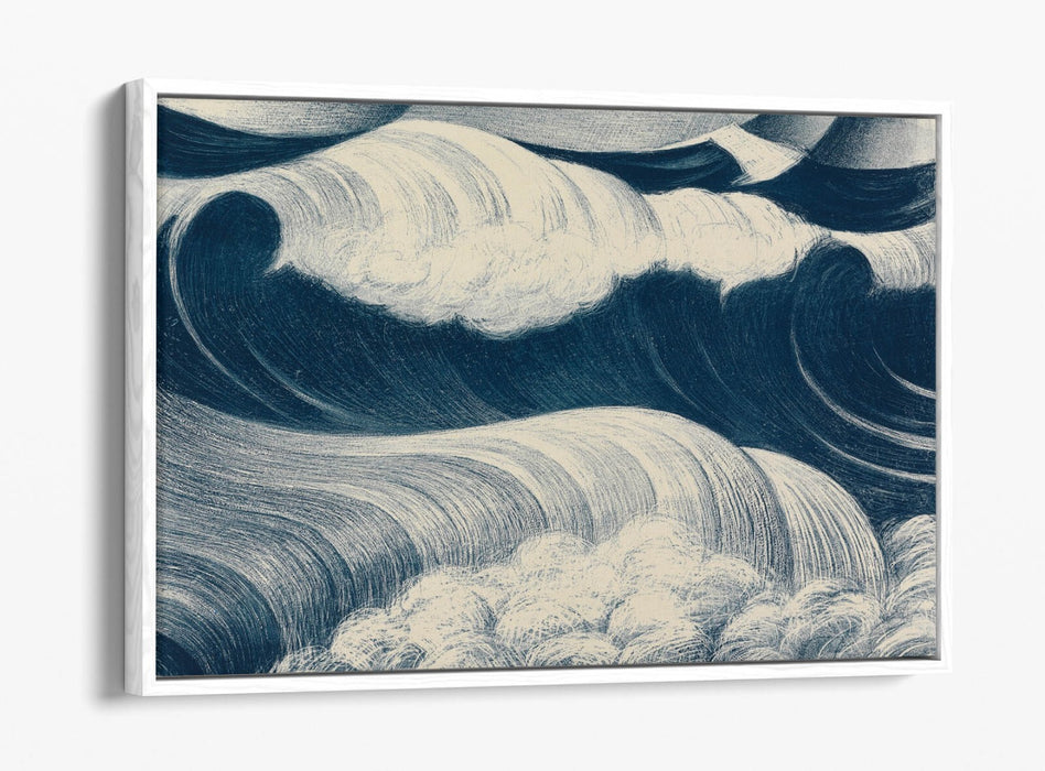 Canvas Wall Art – Wave Art Decoration | Handmade Float Effect Canvas Print