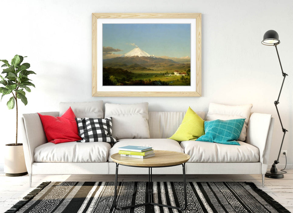 Framed Wall Art – Frederic Edwin Church Cotopaxi Painting Print | Handmade UK Frame