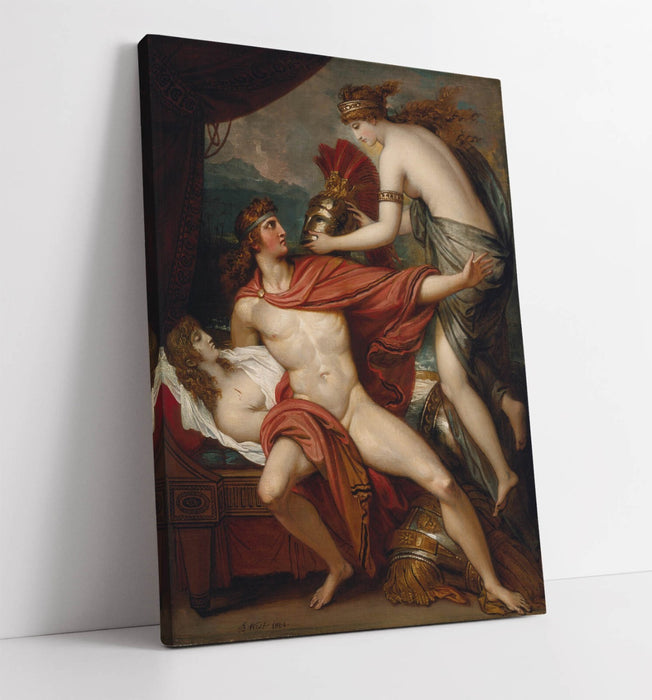 BENJAMIN WEST, THETIS BRINGING ARMOR TO ACHILLES -CANVAS WALL ARTWORK PIC PRINT
