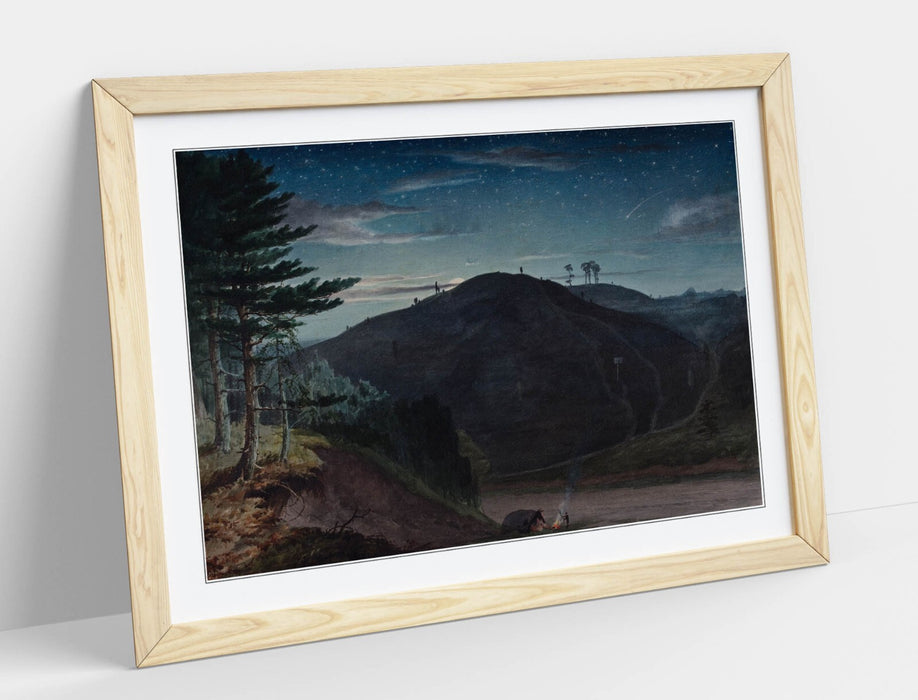 Framed Wall Art Poster – Handmade Wall Art with Woodgrain Frame Print UK Made