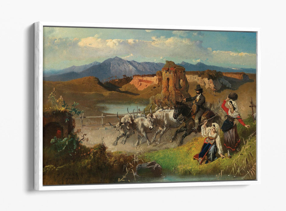 Float Effect Canvas Art - Premium Handmade Wall Decor With Custom Deep Frame