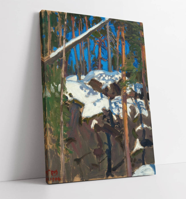 Canvas Wall Art – AskelI Gallen-Kallela Spring Sun Painting on Custom Frame