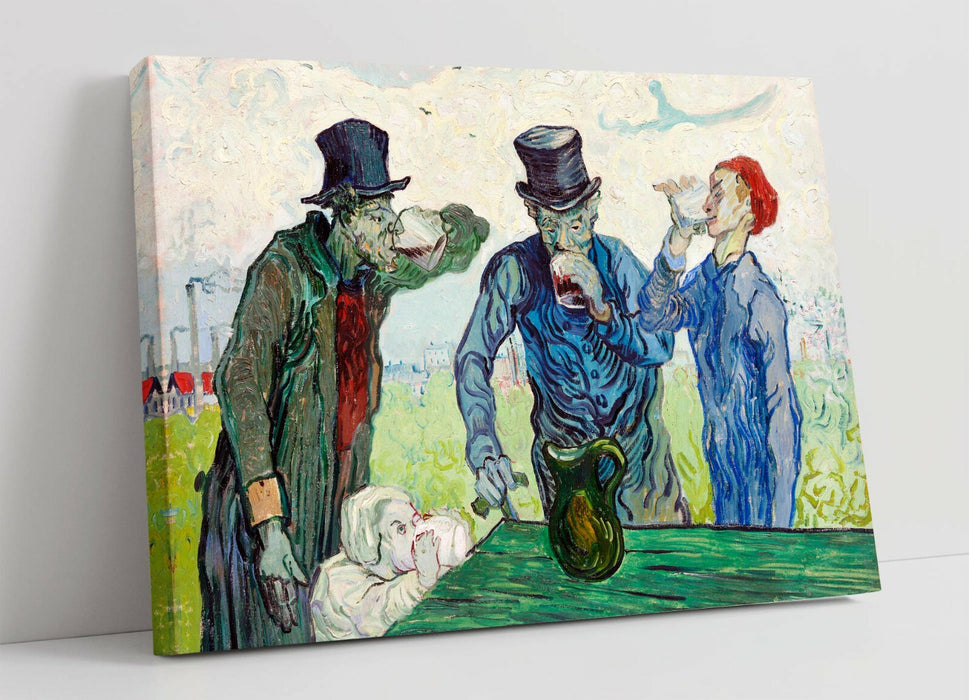 VAN GOGH, "THE DRINKERS" PUB -CANVAS WALL ART PRINT ARTWORK PAINTING PICTURE