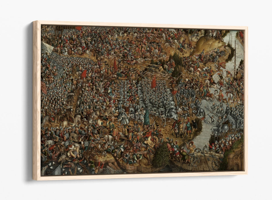 Canvas Wall Art | Handmade Float Effect Canvas Print Of Battle Of Orsha