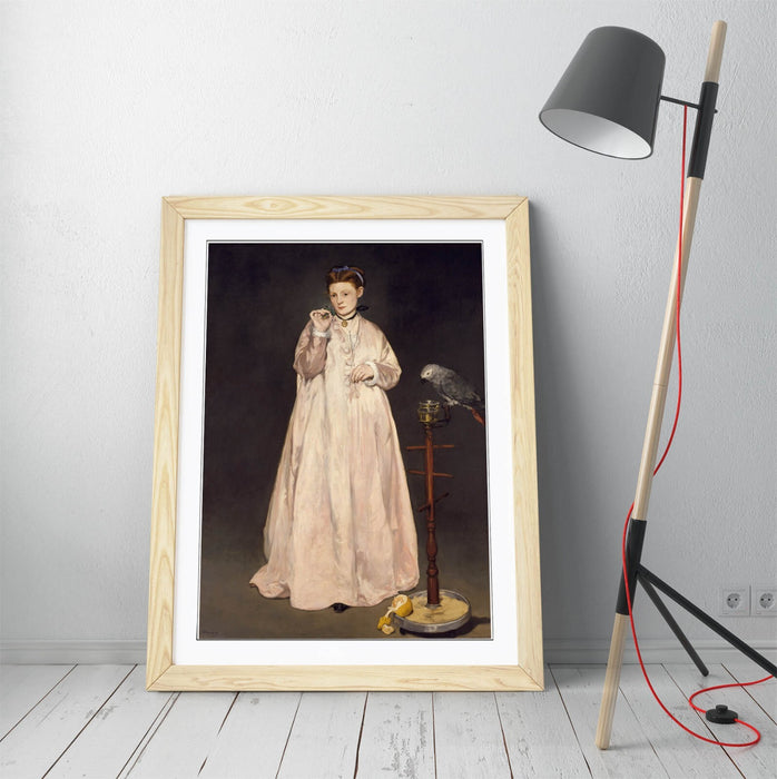 Framed Art Poster – Classic Wall Art Print With Woodgrain Frame Finish