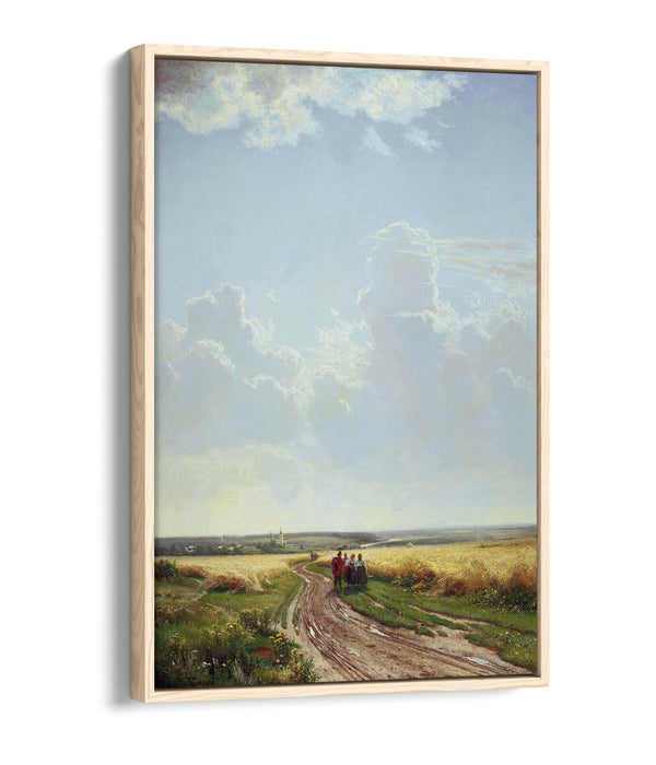 IVAN SHISHKIN, NOON IN THE NEIGHBOURHOOD -FLOAT EFFECT CANVAS WALL ART PRINT ART