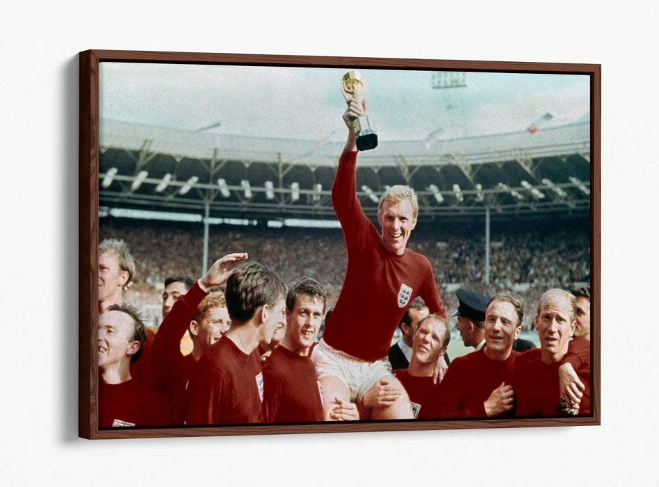 England World Cup Canvas - 1966 Float Effect Canvas Wall Art With Premium Varnish Finish