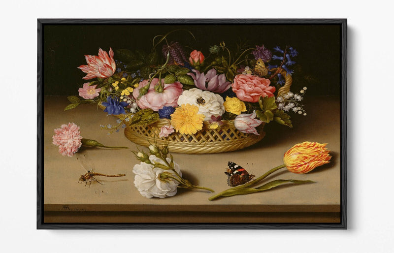 Canvas Wall Art Print | Handmade Botanical Canvas Art with Scratch Resistant Print & MDF Frame