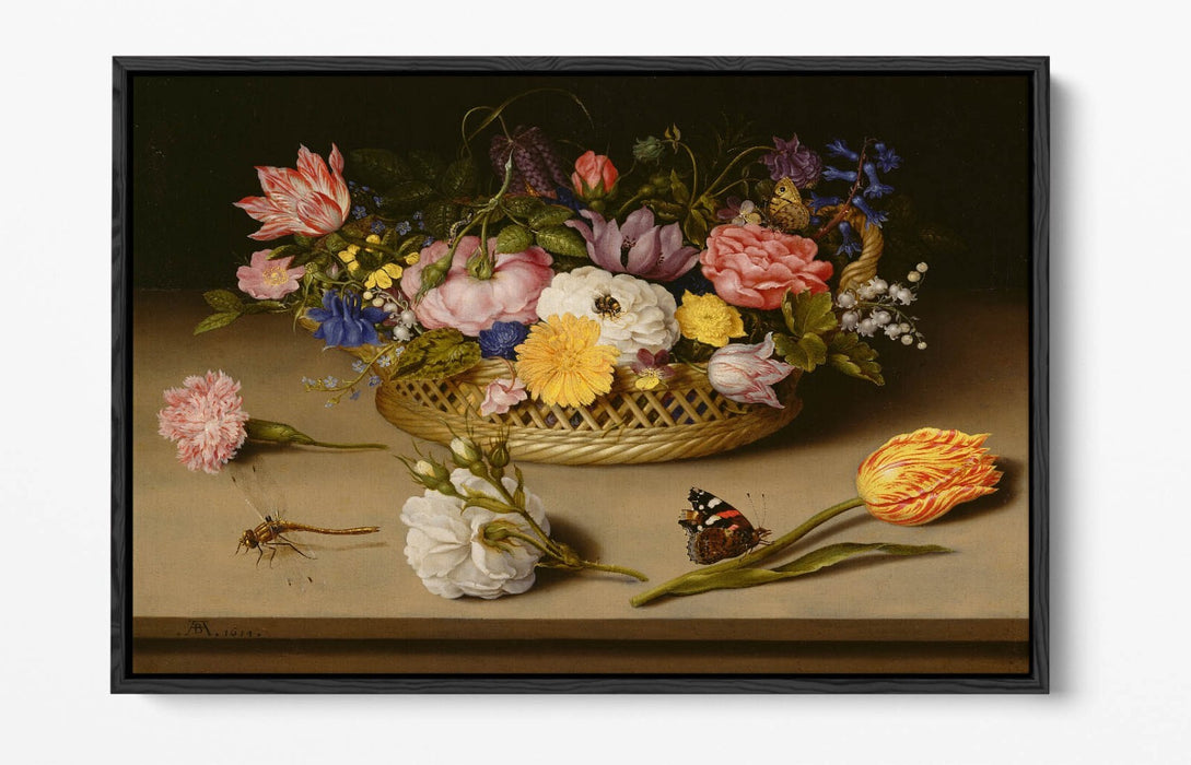 Canvas Wall Art Print | Handmade Botanical Canvas Art with Scratch Resistant Print & MDF Frame