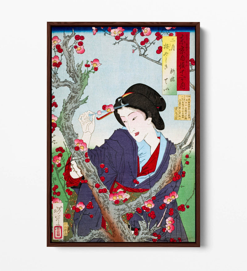 Float Effect Canvas Art – Japanese Canvas Print On 30mm Deep MDF Frame