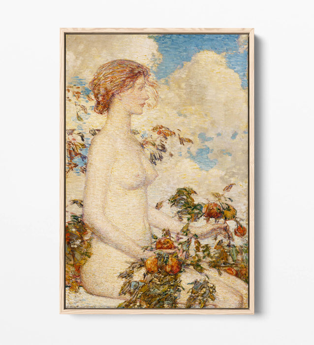 Canvas Wall Art Print – Handmade Pomona by Childe Hassam | Ready To Hang Float