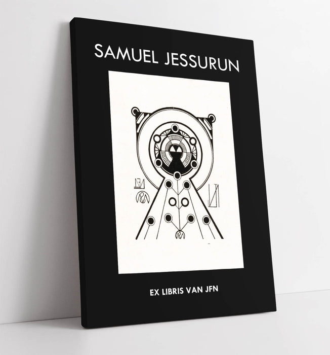 Gothic Canvas Art - Noir Gothic Poster | Handmade Canvas Wall Art Print