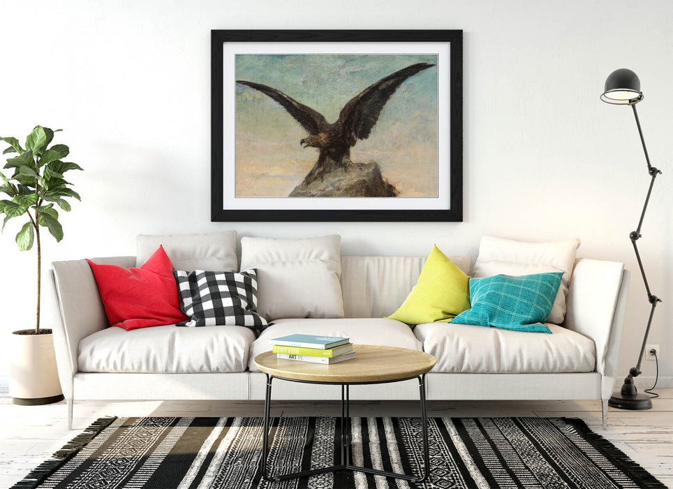 Framed Wall Art - Carl Gustav Carus Eagle Poster Print | Matte Paper, Ready To Hang