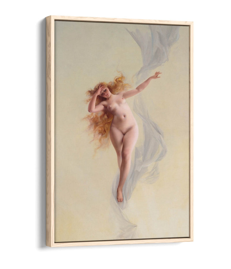 Canvas Wall Art Print - Luis Ricardo Falero Dawn | Float Effect Canvas Decor
