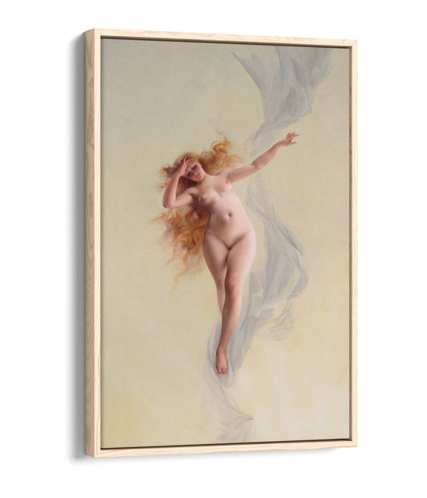 Canvas Wall Art Print - Luis Ricardo Falero Dawn | Float Effect Canvas Decor