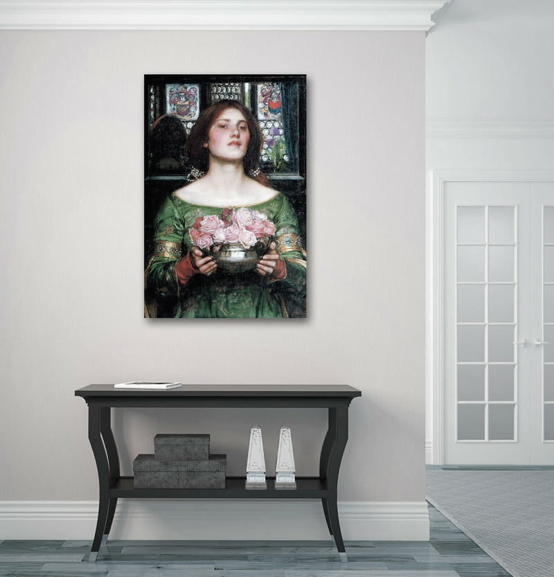 Canvas Wall Art – Handmade John W Waterhouse Print With Premium Varnish Finish