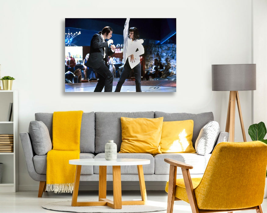 Canvas Wall Art | Pulp Fiction Dance Scene Canvas Print - Vibrant, Ready to Hang