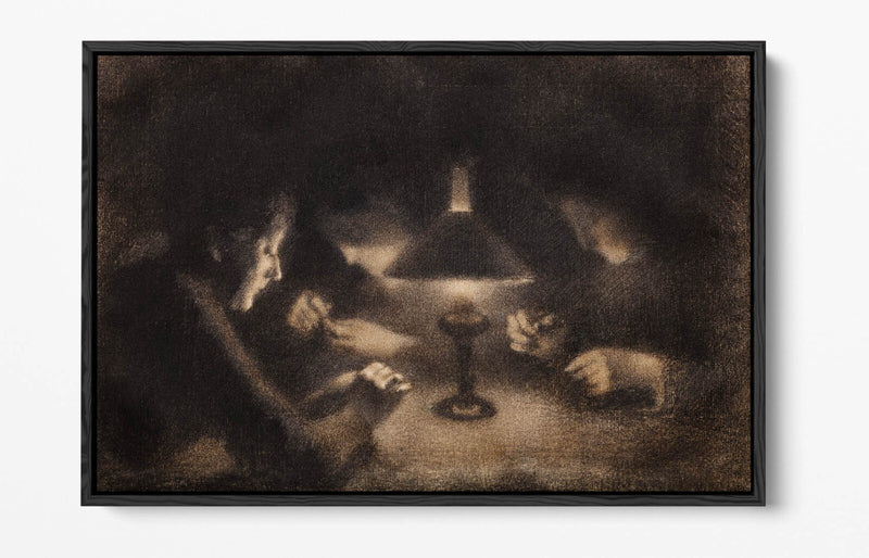 Canvas Wall Art Print - Albert-Charles Lebourg Evening | Premium Float Effect Frame