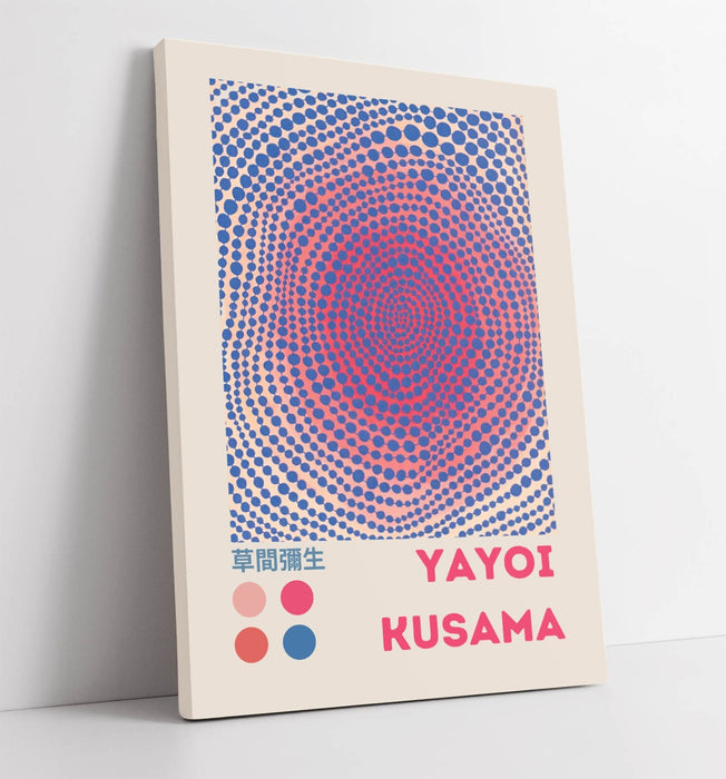 Canvas Wall Art - Yayoi Kusama Abstract Canvas Print | Contemporary Wall Decor