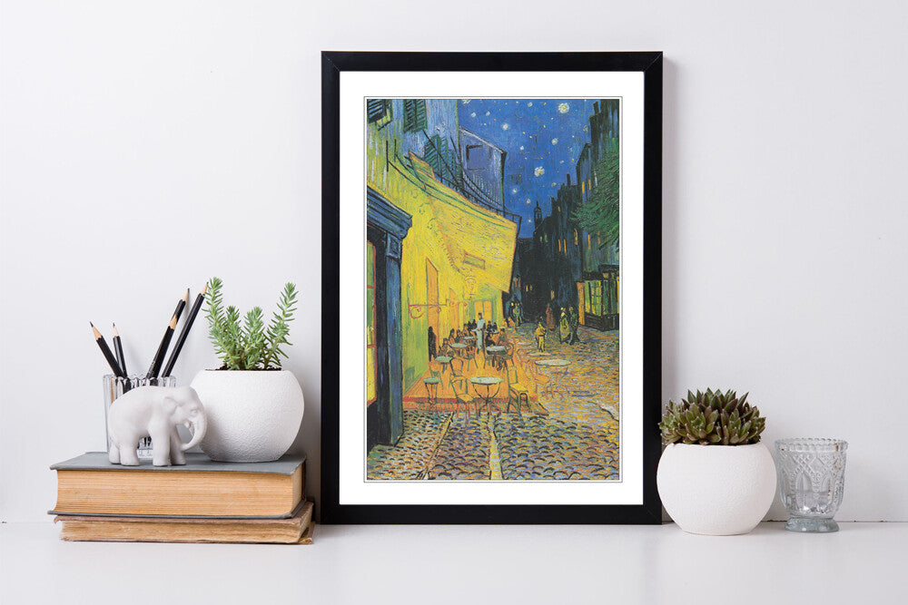 Van Gogh Wall Art – Framed Painting Print With Woodgrain Frame | Museum Quality