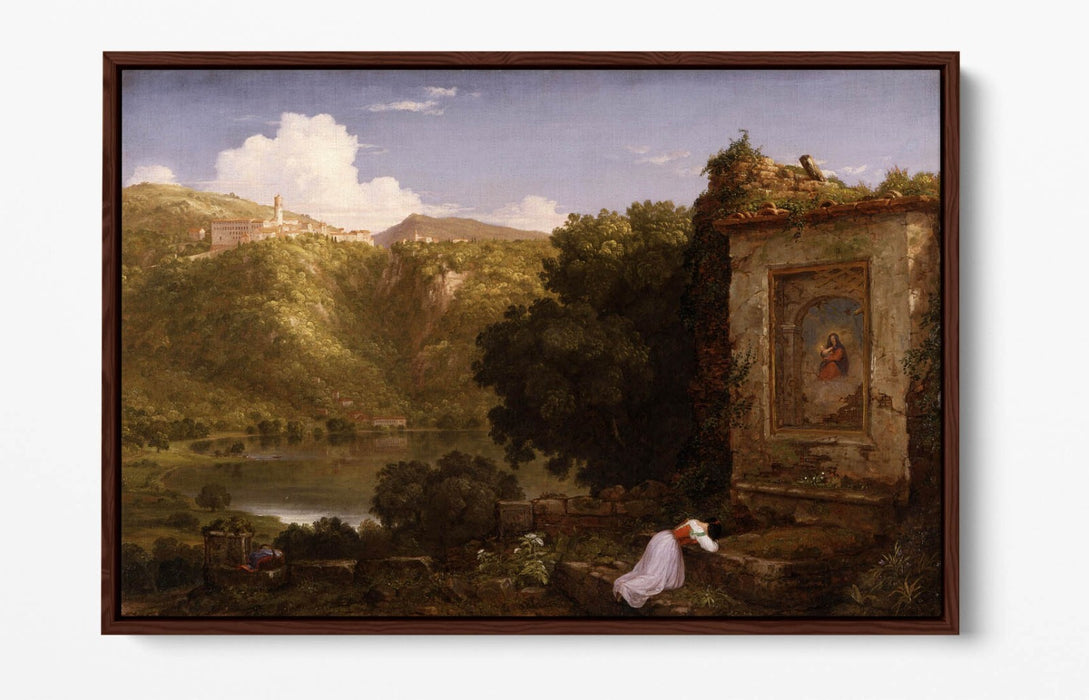 Canvas Wall Art - Thomas Cole II Penseroso | Float Effect Handmade Print