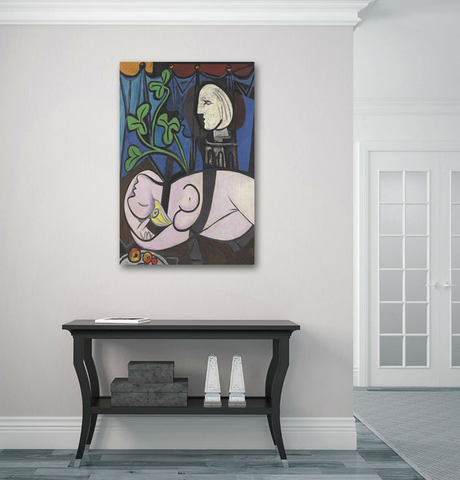 Canvas Wall Art Print - Picasso Nude Green Leaves on Archival Grade Canvas