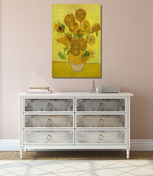 CANVAS WALL ART ARTWORK FRAMED PICTURE PRINT Vincent van Gogh Sunflowers