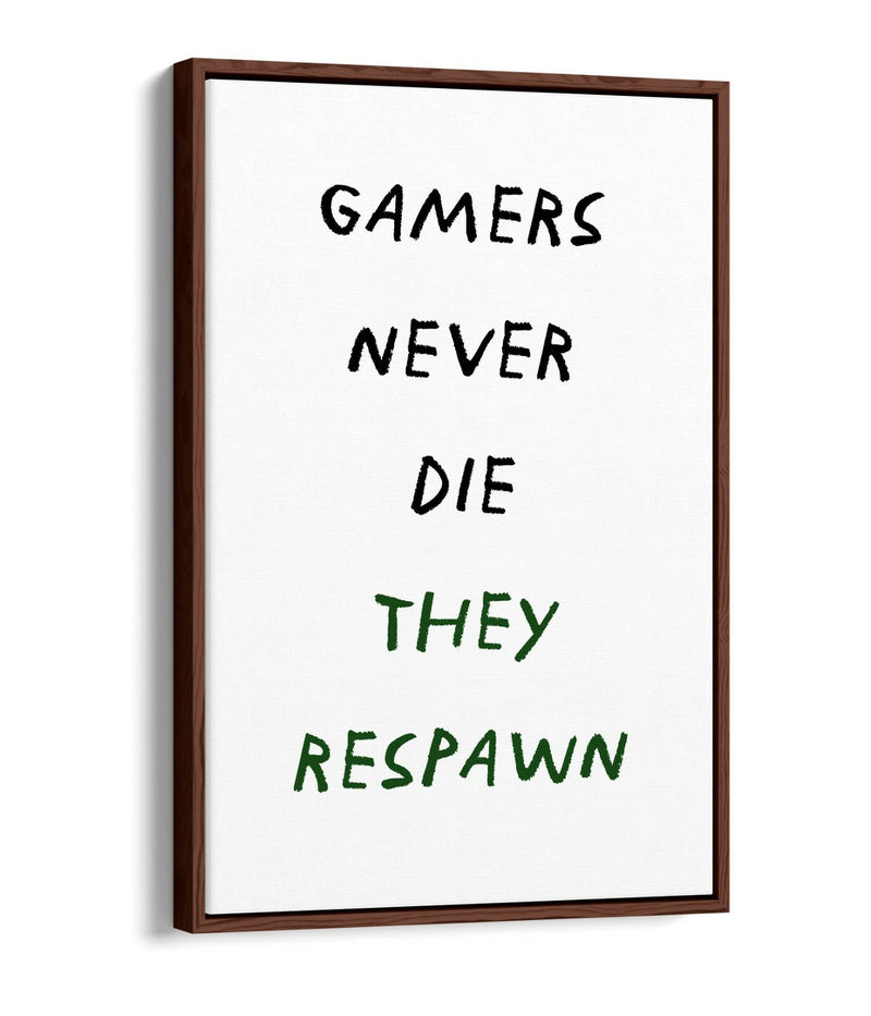 Funny Gamer Canvas Art – Gaming Wall Decor With Float Effect Canvas Print