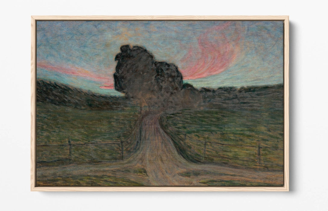 EUGENE JANSSON, EVENING MOOD-LIDINGO -FLOAT EFFECT CANVAS WALL ART PRINT