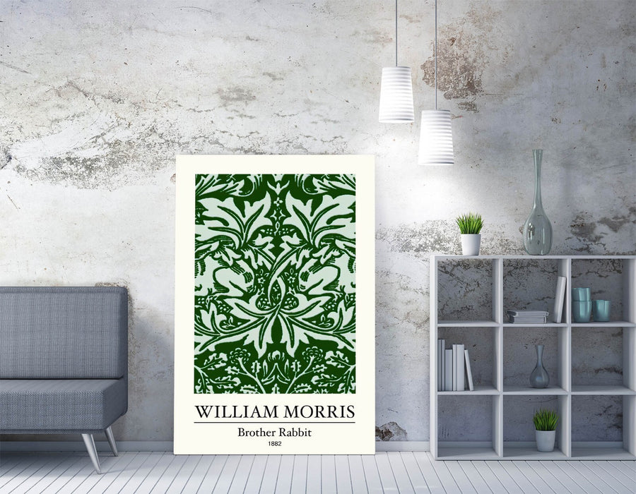 Canvas Wall Art – William Morris Print Floral Home Decor on Archival Grade Canvas
