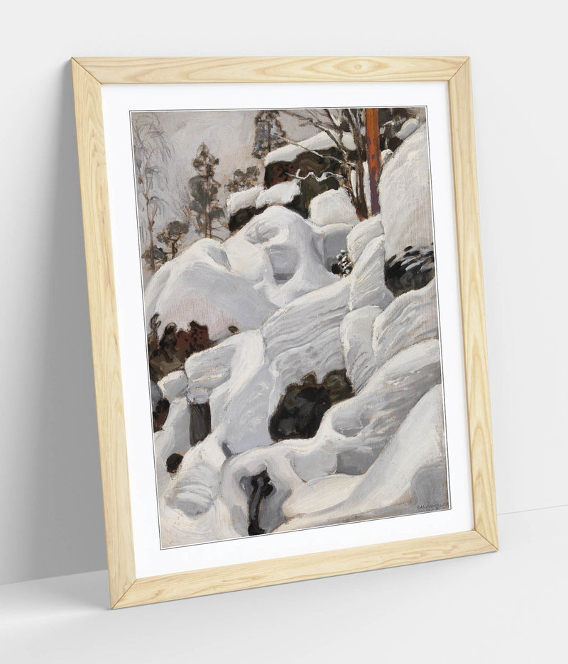 Framed Wall Art Poster Print - Askel Gallen-Kallela Lair Of The Lynx, MDF Wood Frame