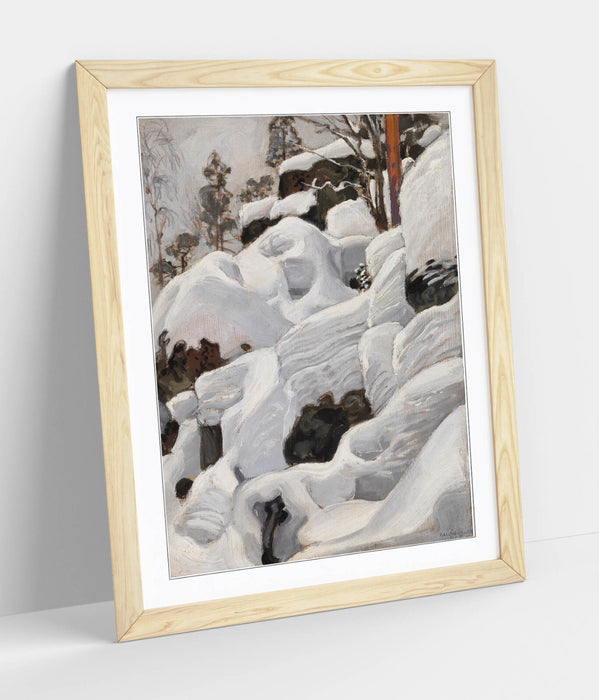 Framed Wall Art Poster Print - Askel Gallen-Kallela Lair Of The Lynx, MDF Wood Frame