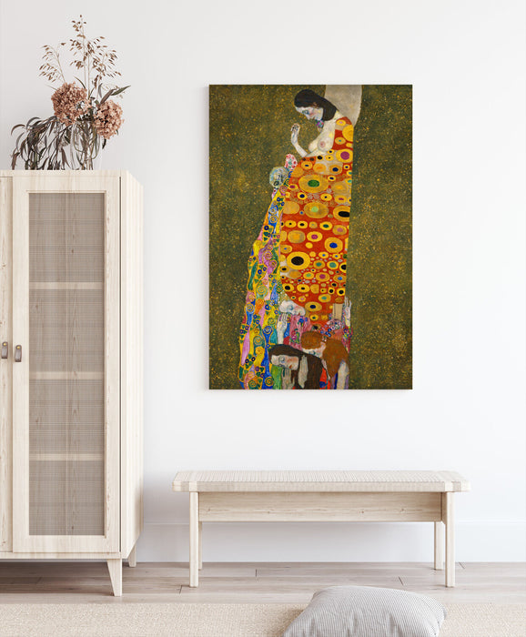 CANVAS WALL ART PRINT ARTWORK PICTURE FRAMED POSTER Love Gustav Klimt Hope 2