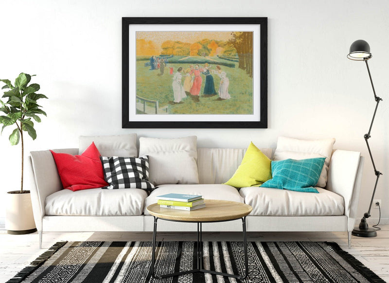 Framed Wall Art - Alexandre Lunois Blind Man's Buff Print | Matte Paper Poster