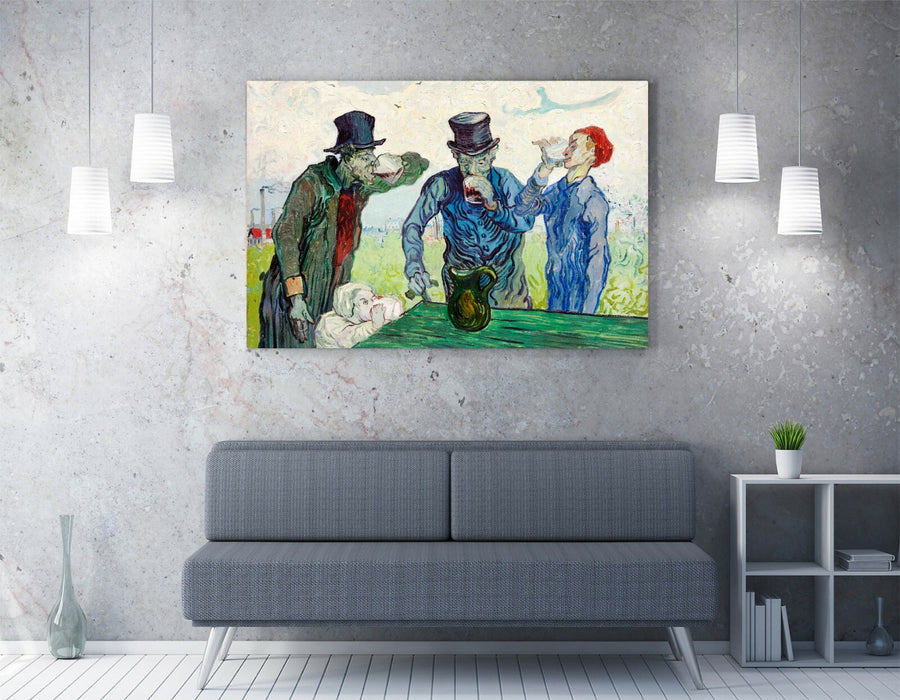 VAN GOGH, "THE DRINKERS" PUB -CANVAS WALL ART PRINT ARTWORK PAINTING PICTURE