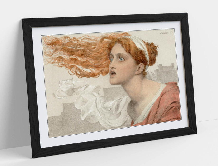 Framed Wall Art Featuring Frederick Sandys Print - Handmade UK Frame, Ready To Hang