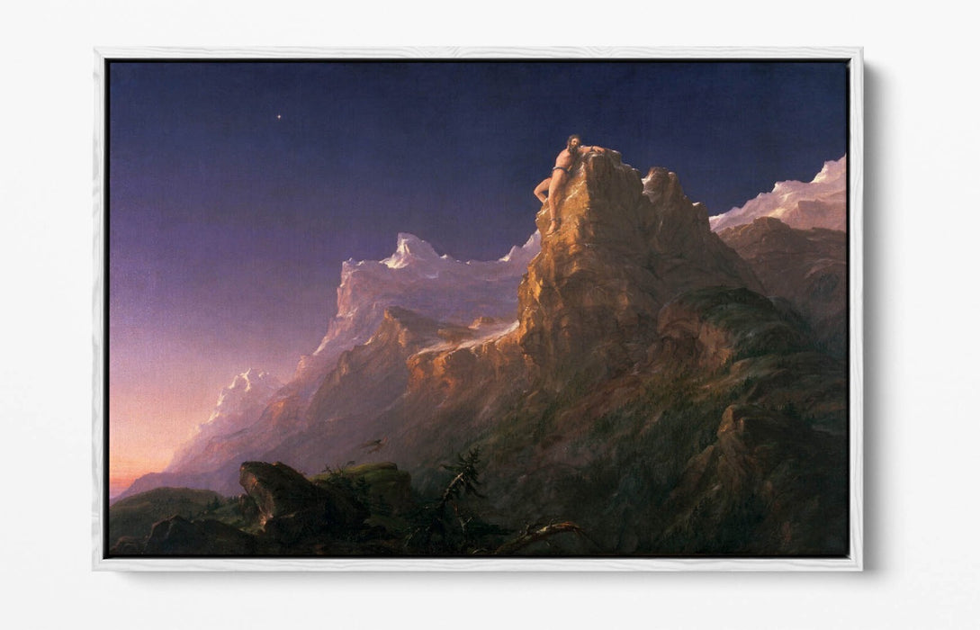 Canvas Wall Art – Thomas Cole Prometheus Bound Float Effect Canvas Print