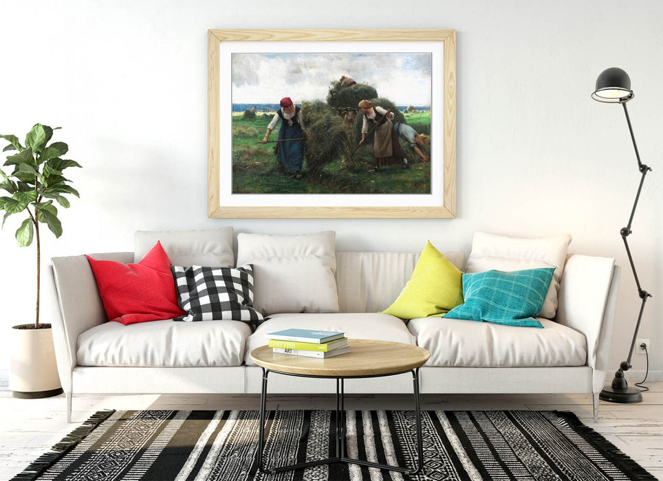 Framed Wall Art – Julien Dupre Haymaking Painting Print | UK Handmade Frame