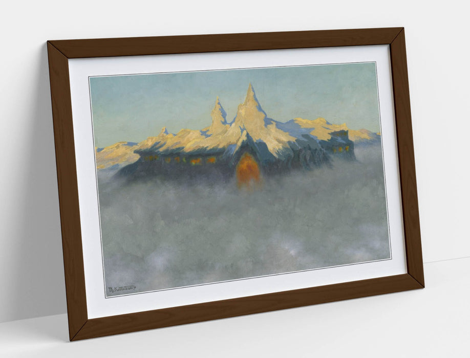 Framed Wall Art Poster – Theodor Kittelsen Soria Moria Palace Print | Handmade UK