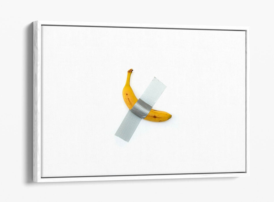Canvas Wall Art - Banana Modern Kitchen Decor | Float Effect Handmade Print