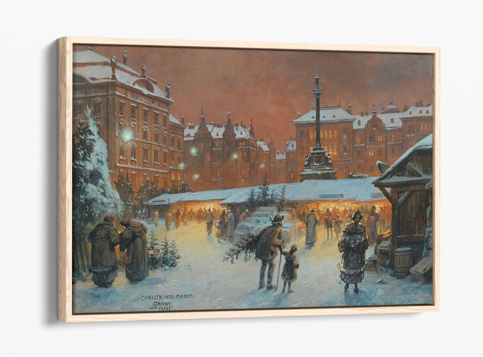 Canvas Wall Art - Christmas Canvas Print With Float Effect & Premium Frame