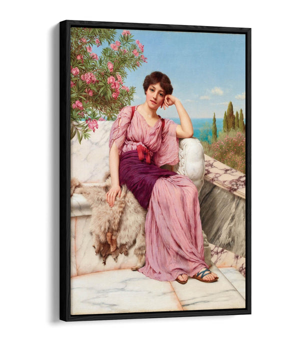 Canvas Wall Art – John William Godward Sweet Dreams Float Effect Print on 30mm Deep Frame
