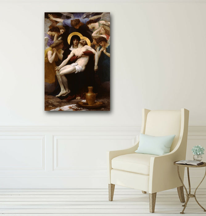Bouguereau Pieta Canvas | Premium Religious Canvas Wall Art Print – Ready to Hang