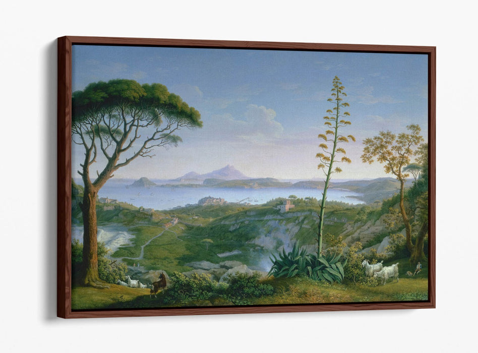 Float Effect Canvas Art – Handmade UK Canvas Wall Art Philipp Hackert Scene