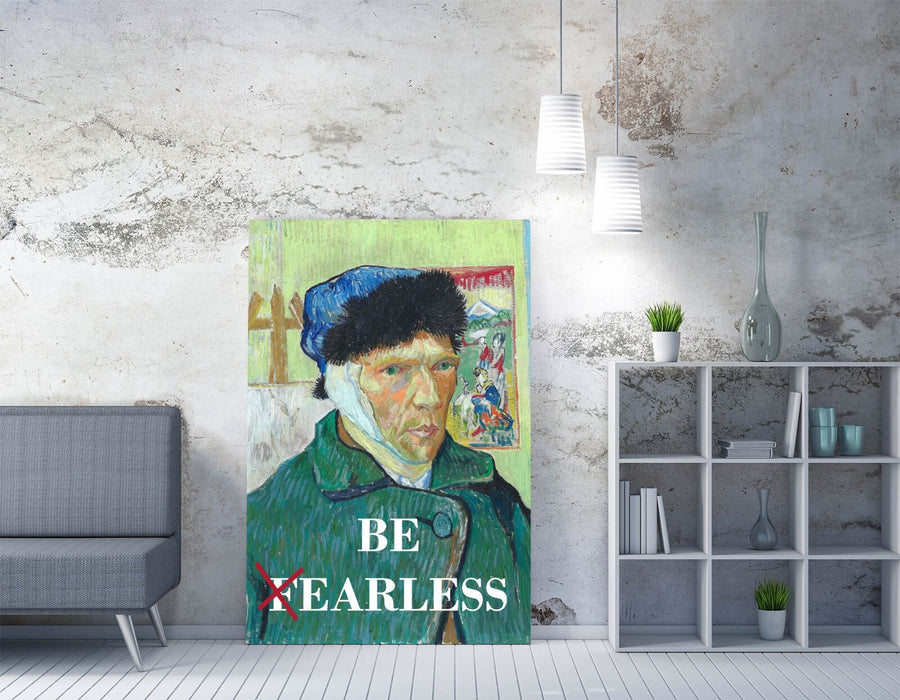 Canvas Wall Art – Funny Van Gogh Quote on Handmade Archival Grade Canvas Print