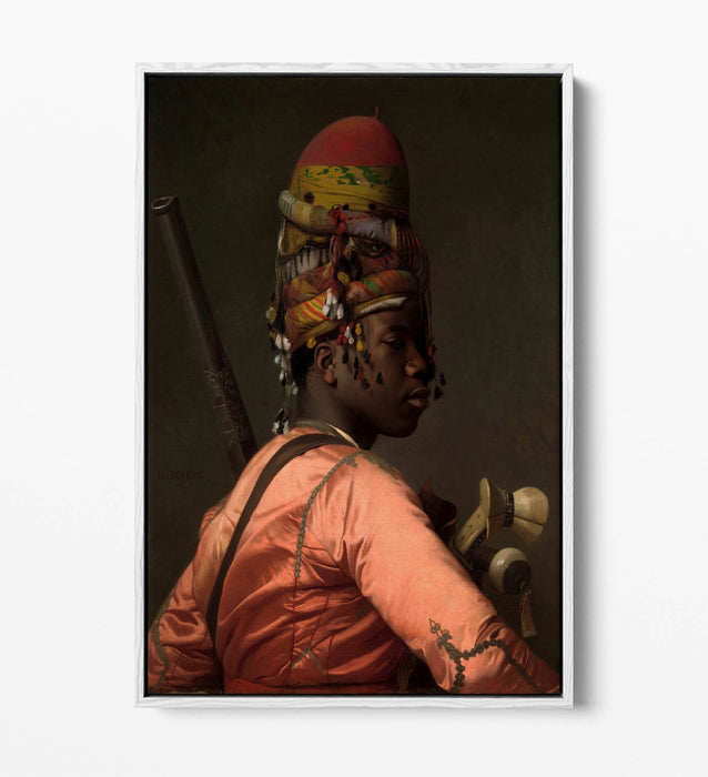 JEAN-LEON GEROME, BASHI BAZOUK -FLOAT EFFECT CANVAS WALL ART PRINT