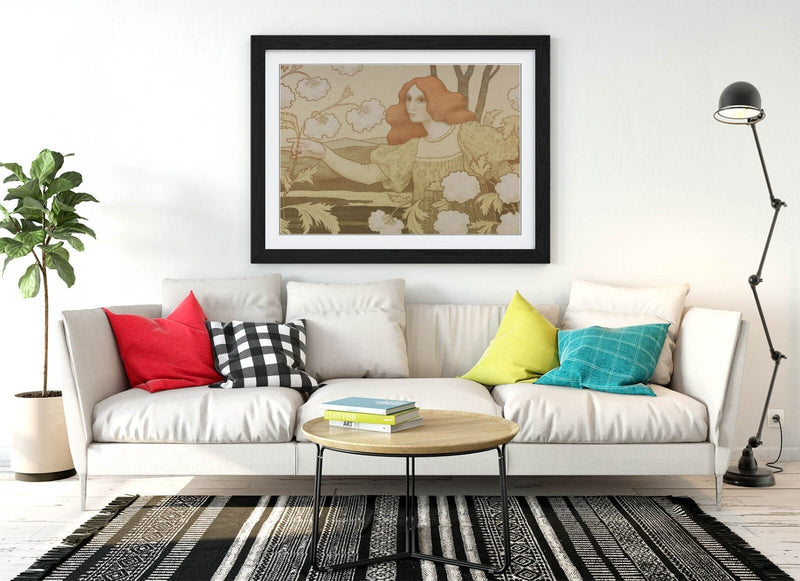 Framed Wall Art - Paul Berthon Snowballs Poster Print | Handmade Matte Paper