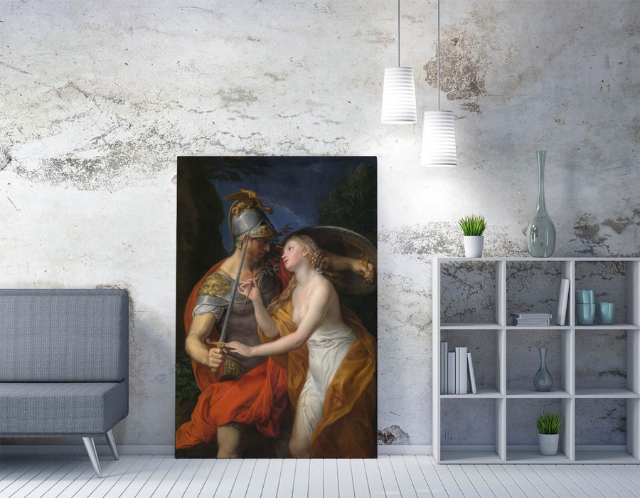 POMPEO BATONI, ALLEGORY OF PEACE AND WAR -CANVAS WALL ARTWORK PIC PRINT