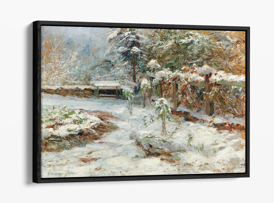 OLGA WISINGER-FLORIAN, OCTOBER SNOW -FLOAT EFFECT CANVAS WALL ART PIC PRINT